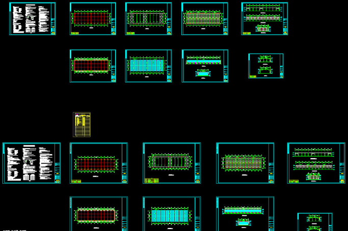 防城港钢结构厂房图纸