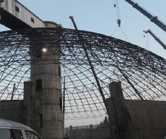 防城港网架分条或分块安装法