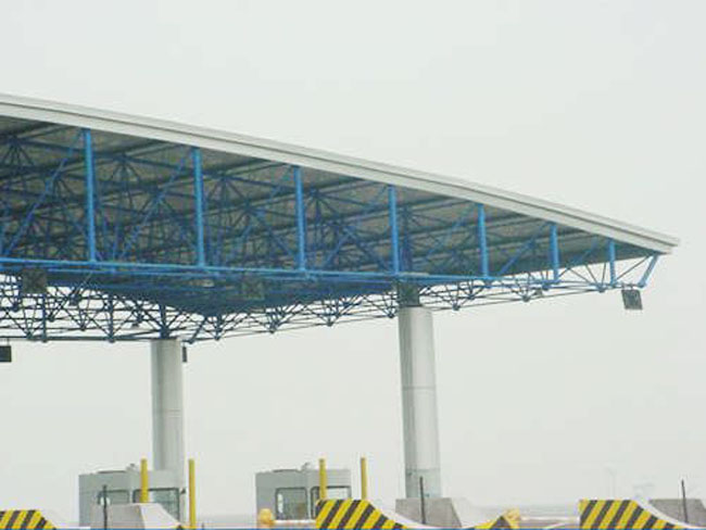 防城港收费站网架工程
