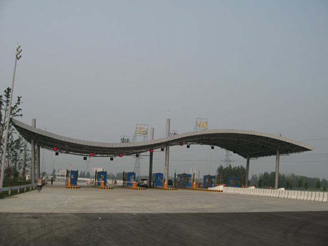 防城港收费站网架